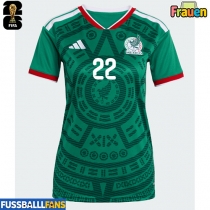 Mexiko Hirving Lozano #22 Heimtrikot Frauen EM 2024 Kurzarm